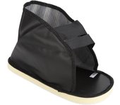 Zapato de yeso antideslizante con amortiguación de impactos, ajustable, de piel sintética, para uso posoperatorio en casos de hinchazón. M