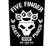 Five Finger Death Punch te ha dado seis puntos One Size negro/blanco