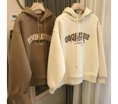 Suéter acolchado y grueso para mujer, chaqueta holgada con capucha y viento perezoso para otoño e invierno 2XL