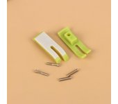 10 piezas Mt-18 prensatelas de teflón para máquina de coser de puntada de cadeneta, placa base especial para prensatelas resistente al desgaste one size