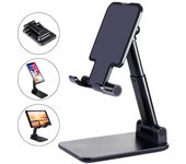 Soporte plegable para teléfono móvil, ajustable, para escritorio y tableta, universal, para iPhone y Xiaomi. blanco