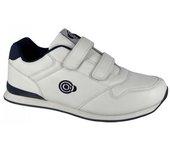 Dek Axis - Zapatillas de deporte unisex para adulto 9 UK azul oscuro/blanco