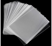 100 Uds. Fundas para tarjetas de 65x90mm Protector de escritorio para juegos de mesa de reunión mágica nuevo blanco