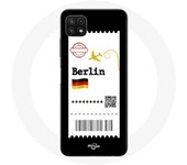 Coque pour Samsung Galaxy A22 5G Billet d'avion berlin