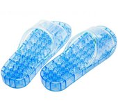 Zapatillas de masaje de silicona para la playa, ducha, piscina, sauna Wellamart, Talla XL (Arte. 5919-3)