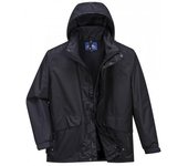Portwest Mens Argo 3 en 1 chaqueta transpirable 3XL negro