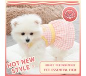 Vestidos para perros, vestido para casa, ropa para perros, vestido elegante para perros, ropa para mascotas, ropa para cachorros de primavera y verano para perros y niñas, disfraz XS color rosa