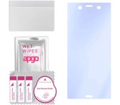 apgo Ultra-Clear 9H Hybrid protective glass compatible with Sony Xperia XZ1, flexible nano glass, great replacement for tempered glass, scratch-resist