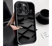 Funda de teléfono para iPhone 11 13 12 14 15 16 Pro Max 7 8 Plus XR XS Max Samsung A55 S24 S23 A02S Redmi 9 13C 9A 10 A3 OPPO A15S A16 A17 A18 A38 A53 A54 A31 SamSung M40S negro