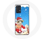 Coque Maniacase pour Samsung Galaxy A32 4G Anime One Piece Luffy Le jour de Noël