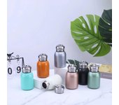 Mini termo de acero inoxidable para niños, tamaño de bolsillo, portátil 300ml