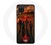 Coque pour Samsung Galaxy A42 5G Stranger Things Saison 4 Affiche Art Equipages de la Nouvelle Théor