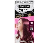 KAO Blaune Bubble Color 3B Bordeaux Brown 108ml (Quasi-drug) Foam for Graying Hair Colorant for Gray Hair Add liquid 1 to liquid 2 and mix. Do not sha