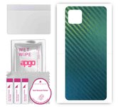 apgo Protective Skin Sticker for the back compatible with Oppo A73 5G, Wrap Film, Foil, Vinyl - Pattern Carbon Chameleon CAKA1
