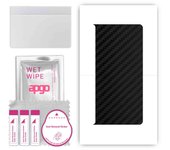 apgo Protective Skin Sticker for the back compatible with Lenovo Legion Y900, Wrap Film, Foil, Vinyl - Pattern Carbon Black
