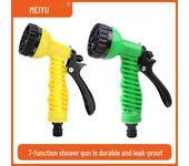 Pistola rociadora de agua de alta presión multifunción con 7 funciones para el hogar, el jardín y el lavado de automóviles verde
