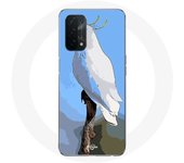 Coque pour Oppo A54 5G Cacatoès Perroquets blanc Oiseaux