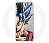 Coque pour Oppo A54 5G Anime Dragon Ball Goku Cheveux bleu