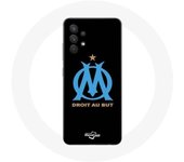 Coque pour Samsung Galaxy A13 4G / A13 4G Lite Logo Olympique de Marseille Fond Noir