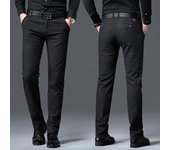 Pantalones casuales para hombre, pantalones para hombre, otoño e invierno, nueva tendencia, pantalones ajustados de cuadros elásticos de pies pequeños, tubo recto de negocios 28