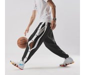 Pantalones de baloncesto de la NBA para hombre, con botones y paneles laterales de terciopelo. 4XL