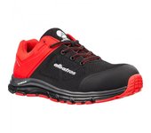 Albatros Mens Lift Impulse Zapatillas de deporte bajas de seguridad 6 UK rojo/negro