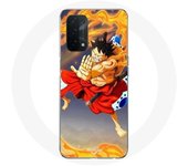 Coque pour Oppo A74 5G Anime Luffy Gear 5 One Piece