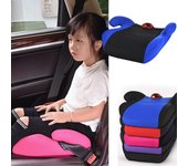 Asiento de coche para niños de 3 a 12 años, almohadilla elevadora Universal plegable, portátil y transpirable blue A
