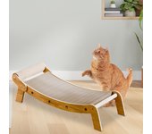 Rascador para gatos, cama de salón, tabla rascadora de Sisal moderna para jugar y descansar al gatito 67cmx25.5cmx17cm