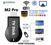 M2 TV Stick 4K 1080P inalámbrico WiFi TV Dongle receptor compatible con HDMI proyector de pantalla de TV inteligente para DLNA IOS Android