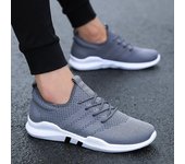 Hombres ligeros deportes al aire libre zapatos para correr parejas transpirable suave atletismo cómodo zapatillas de deporte 39 blanco