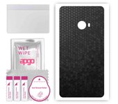 apgo Protective Skin Sticker for the back compatible with Xiaomi Mi Note 2, Wrap Film, Foil, Vinyl - Pattern Black Honeycomb