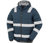 Chaqueta acolchada Result Genuine Recycled para hombre Ripstop 3XL amarillo fluorescente