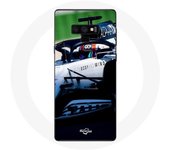 Coque pour Samsung Galaxy Note 9 Formule 1 Pierre Gasly Pilote F1 Blanc