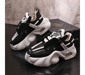 Zapatos de moda para hombre, zapatos de cuero para hombre, zapatillas deportivas para hombre, zapatos para hombre, mocasines de diseñador de lujo, zapatos de plataforma para hombre, zapatos de cuero para hombre. 38 negro