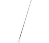 Agitador de acero inoxidable Pearl Metal Simple apto para lavavajillas (largo x ancho x alto). Mi elección. Agitador, acero, seguro, Japón, 20,5 x 1,2 x 0,5 cm, B-5715 plata