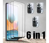 Protector de pantalla de vidrio templado para Redmi Note 10 Pro Max Note 10S + película de lente suave para cámara para Redmi Note10 Pro Huawei P Smart 2019 puro
