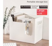 Organizador de escritorio plegable para libros y archivos - Caja para guardar carpetas A4 y artículos diversos Blue - Large