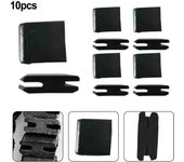 Accesorios de cubierta de protección para freidora de aire, sartenes para parrilla, 10 Uds.