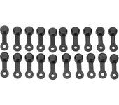 RISK - 20 tapones para engrase de freno, tapa para tornillo de purga, cubierta a prueba de polvo para coche