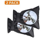 Housse de Robinet pour L'extérieur - Protection Manchon Anti Gel - Noir