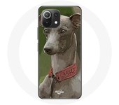 Coque pour Xiaomi Mi 11 Lite Lévrier greyhound Gris