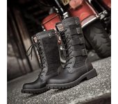 Botas de lujo de moda de media caña para hombre, botas de moto de cuero, botas de moda con cordones para hombre, botas de ciclismo británicas para hombre, botas de calidad para hombre 38 negro