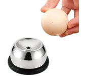 Perforador de huevos Leeseph, perforador de huevos con aguja de acero inoxidable, separador de agujeros para escalfador de huevos, herramienta de cocina para panadería negro