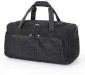 Bolsa de viaje de gran capacidad, portátil, bandolera, bolsa de gimnasio impermeable, bolsa de deporte multifuncional separada para ropa seca y húmeda negro