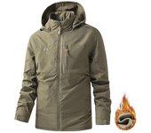 Estilo con capucha de los hombres de la felpa de la chaqueta delantera del traje del trabajo del hogar casual de los hombres de invierno XXXXXL
