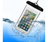 Funda impermeable para pantalla táctil Samsung Galaxy A51, funda impermeable IPX8 para playa. (negro)