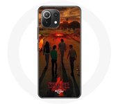 Coque pour Xiaomi Mi 11 Lite Stranger Things Saison 4 Affiche Art Equipages de la Nouvelle Théorie