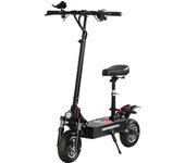 Patinete eléctrico BOYUEDA Q7Pro de 3200 W con motor dual, batería de 52 V y 19 Ah, tracción doble, 10 pulgadas, neumáticos silenciosos, plegable negro