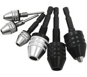 Portabrocas, destornillador sin llave, adaptador de controlador de impacto, abrazadera de Micro Motor eléctrico, Mini accesorio de portabrocas, adaptador de brocas de vástago hexagonal 03